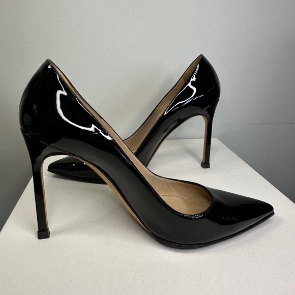 Black Manolo Blahnik High Heels - Picture 1 of 10